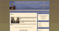 Desktop Screenshot of holyrosaryglenwood.com